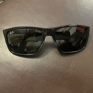 Rayban black sunglasses, new in case and box never worn!
